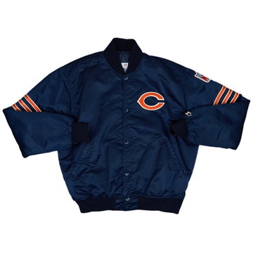 1980s Chicago Bears Starter Satin Varsity Jacket - 8/10 - (L)