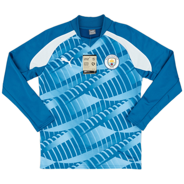 2023-24 Manchester City Puma Pre-Match Sweat Top (KIDS)