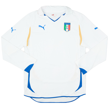 2010-12 Italy Player Issue Away L/S Shirt - 9/10 - (M)