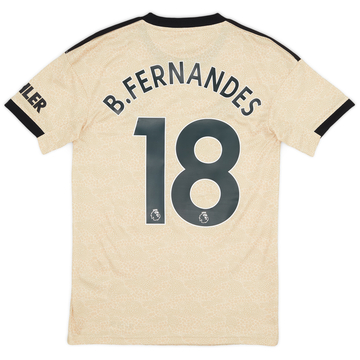 2019-20 Manchester United Away Shirt B.Fernandes #18 - 10/10 - (XS)