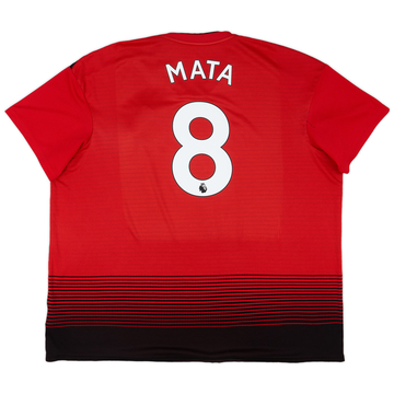 2018-19 Manchester United Home Shirt Mata #8 - 7/10 - (3XL)