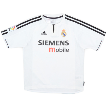 2003-04 Real Madrid Home Shirt - 6/10 - (L.Boys)