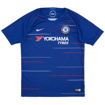 2018-19 Chelsea Home Shirt - 8/10 - (XL.Boys)