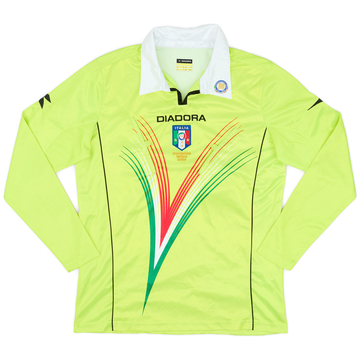 2011-12 Italy Diadora Centenary Referee L/S Shirt - 7/10 - (S)