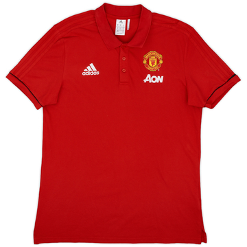2018-19 Manchester United adidas Polo Shirt - 10/10 - (XL)
