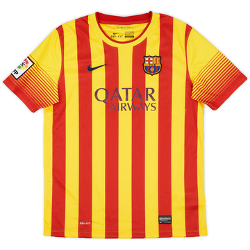 2013-15 Barcelona Away Shirt - 8/10 - (XL.Boys)