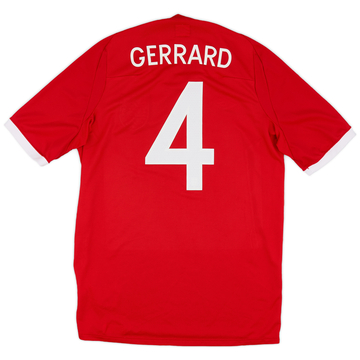 2010-11 England Away Shirt Gerrard #4 - 7/10 - (M)