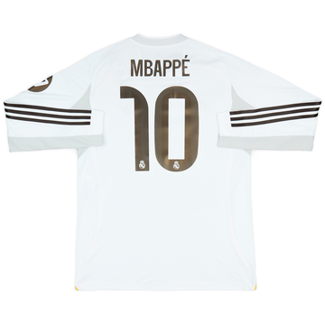 2025-26 Real Madrid Home L/S Shirt Mbappe #10