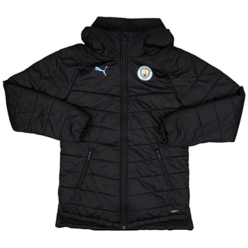 2019-20 Manchester City Puma Hooded Padded Coat - 9/10 - (S)