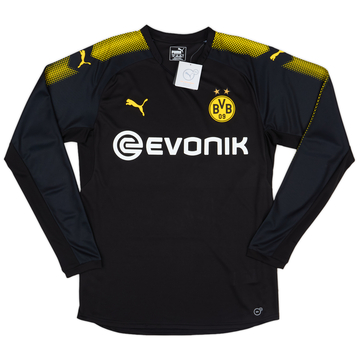 2017-18 Borussia Dortmund Player Issue Away L/S Shirt