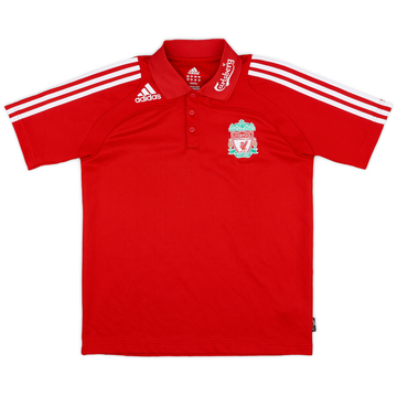 2008-09 Liverpool adidas Polo Shirt - 9/10 - (S)