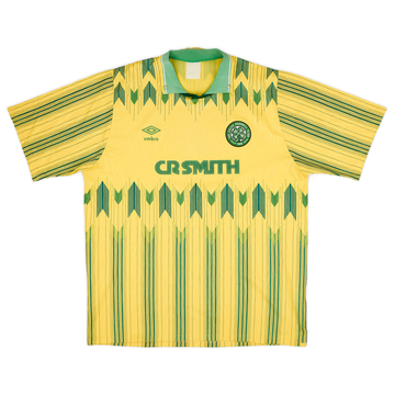 1989-91 Celtic Away Shirt - 8/10 - (XL)