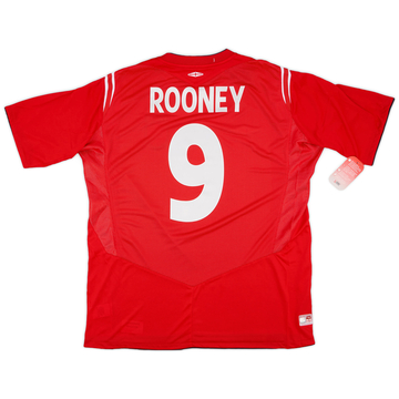 2004-06 England Away Shirt Rooney #9 (XL)