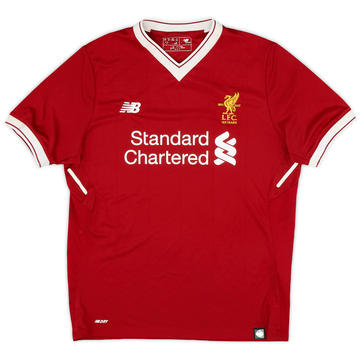 2017-18 Liverpool 125 Years Home Shirt - 8/10 - (XL.Boys)