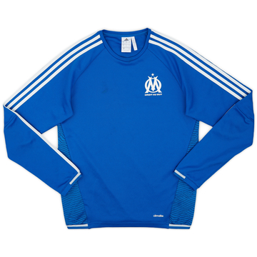2015-16 Olympique Marseille adidas Sweat Top - 6/10 - (S)
