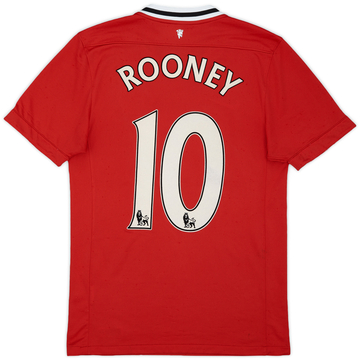 2011-12 Manchester United Home Shirt Rooney #10 - 7/10 - (S)