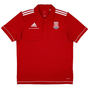 2013-14 Stoke City adidas Polo Shirt - 8/10 - (L)