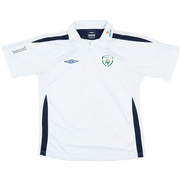 2007-08 Ireland Umbro 1/4 Zip Polo Shirt - 7/10 - (L)