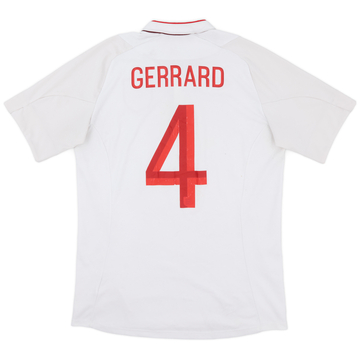2012-13 England Home Shirt Gerrard #4 - 5/10 - (M)