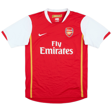 2006-08 Arsenal Home Shirt - 8/10 - (XL.Boys)