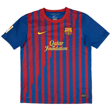 2011-12 Barcelona Home Shirt - 9/10 - (XL.Boys)
