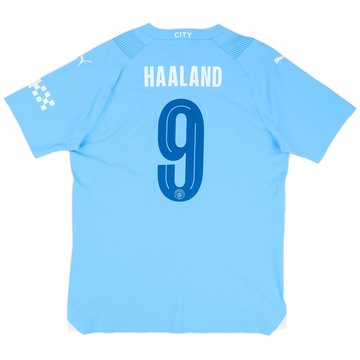 2023-24 Manchester City Player Issue Home European Shirt Haaland #9