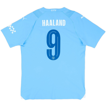 2023-24 Manchester City Player Issue Home European Shirt Haaland #9