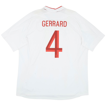 2012-13 England Home Shirt Gerrard #4 - 7/10 - (XXL)
