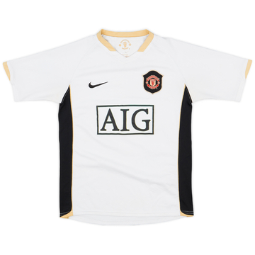 2006-08 Manchester United Away Shirt - 7/10 - (M.Boys)