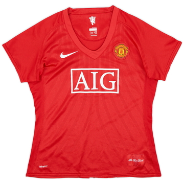2007-09 Manchester United Home Shirt - 5/10 - (Women's L)