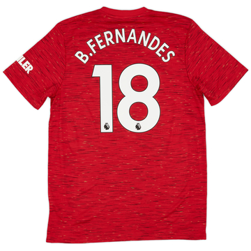 2020-21 Manchester United Home Shirt B.Fernandes #18 (L)