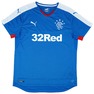 2015-16 Rangers Home Shirt - 8/10 - (XL)