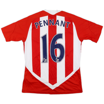 2011-12 Stoke City Home Shirt Pennant #16 - 7/10 - (XS)