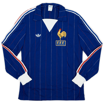 1980-82 France Home L/S Shirt - 8/10 - (S)