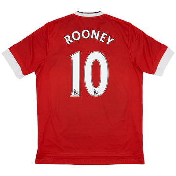 2015-16 Manchester United Home Shirt Rooney #10 - 7/10 - (L)