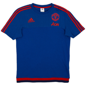 2015-16 Manchester United adidas Cotton Tee - 7/10 - (S)