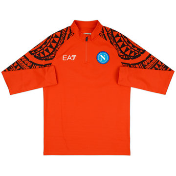 2023-24 Napoli EA7 1/4 Zip Training Top
