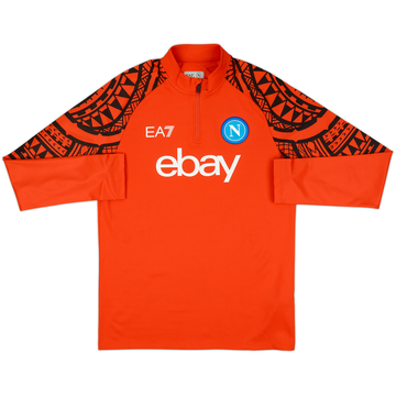 2023-24 Napoli EA7 1/4 Zip Training Top