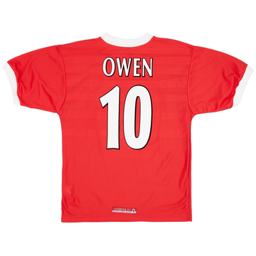 1998-00 Liverpool Home Shirt Owen #10 - 7/10 - (S)