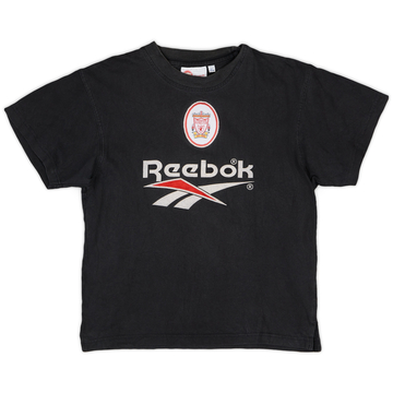 1997-98 Liverpool Reebok Cotton Tee - 6/10 - (L.Boys)