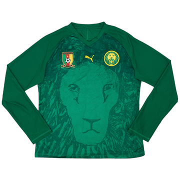 2012-14 Cameroon Home L/S Shirt - 9/10 - (XL.Boys)