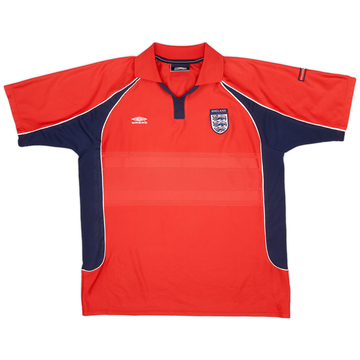 2000-02 England Umbro Training Shirt - 9/10 - (XL)