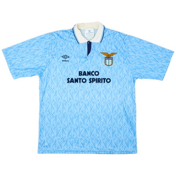 1991-92 Lazio Home Shirt - 8/10 - (XL)