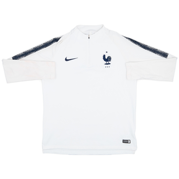 2018-19 France Nike 1/4 Zip Drill Top - 7/10 - (L)