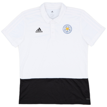 2017-18 Leicester City adidas Polo Shirt - 9/10 - (L)