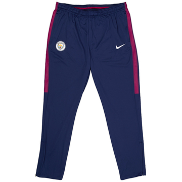 2017-18 Manchester City Nike Track Pants/Bottoms - 8/10 - (L)