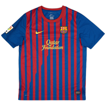 2011-12 Barcelona Home Shirt - 9/10 - (XL.Boys)