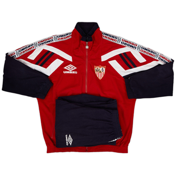 1998-99 Sevilla Umbro Tracksuit - 9/10 - (S)