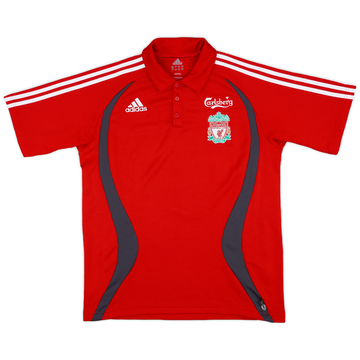 2006-07 Liverpool adidas Polo Shirt - 9/10 - (M)