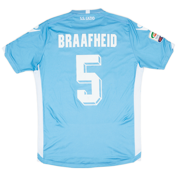 2015-16 Lazio Match Issue Home Shirt Braafheid #5